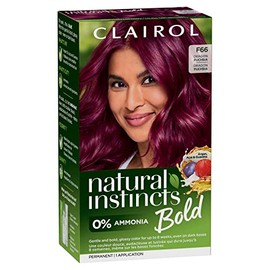 Clairol Natural Instincts Bold - Tinte permanente para el cabello, color fucsia dragón F66, paquete de 1 unidad