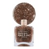 Nails Inc 45 Second Speedy Gloss, Gigi, Gold Glitter, Metallic