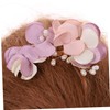 Baluue Bride Wedding Hair Comb Floral Side Comb Headpiece for