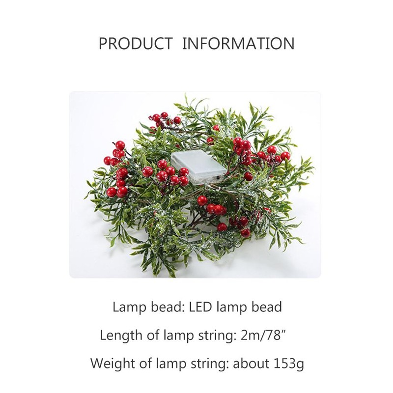 LED String Lights 2 Meters 20 LEDs Fairy Lights Battery