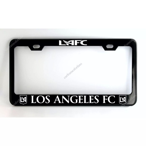 none Los Angeles FC "LAFC" Black License Plate Frame -