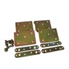 Heavy Duty Non-Mortise Bed Rail Brackets, Universal Wooden Bed Rail