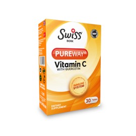 SWISS BORK Natural Vitamin C Tablets (Ester C) – High Strength Vitamin C Supplement to Nourish Your Immune System, Enhance Radiant Vitality and Fight Free Radicals - 30 Effervescent Tablets (Halal)