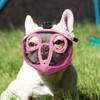 JYHY Short Snout Dog Muzzles- Adjustable Breathable Mesh Bulldog Muzzle