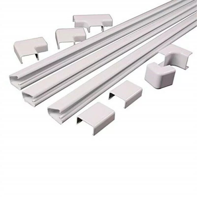 Wiremold C210 CordMate II White Plastic Cord Cover and Cable