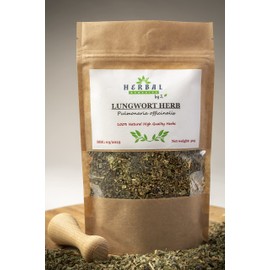 Lungwort Tea Loose Herb Lungs Detox Support - Pulmonaria Officinalis - Herbal Remedies by J. - Miodunka