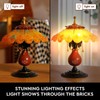 Vziimo Ideas Table Lamp Mini Building Block Set, Creative Retro-Style