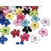 100 Pcs Deco Parts Flower 10mm Bling Rhinestone Nail Flower