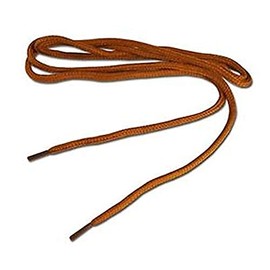Collonil 1 Pair of Shoelaces - Flat - 9 mm Wide Lengths + Rema Metal Key Ring Diameter 2 cm (75 cm, Light Brown), light brown