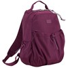 BODHI Rouchette Drawstring Backpack Daypack Bag, Burgundy