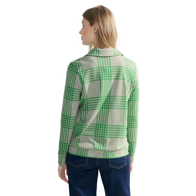 Cecil womens plaid, Celery Green