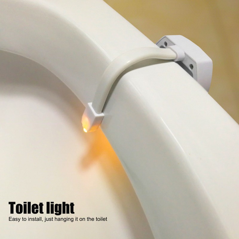 Mini Toilet Lamp USB Charging Body Induction Night Light with
