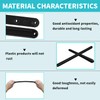 10 Pair Drawer Runners, 300mm Replacement Draw Runners White Plastic