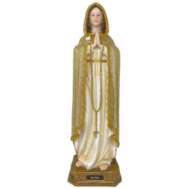 Rosa Mistica | Mystic Rose Gold 24 Inch Resin Statue Imagen Dorada 46652 New