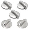 Xspeedonline 5Pcs PS3486484, WB03K10208 Profile Stove Cooktop Oven Rang Knob