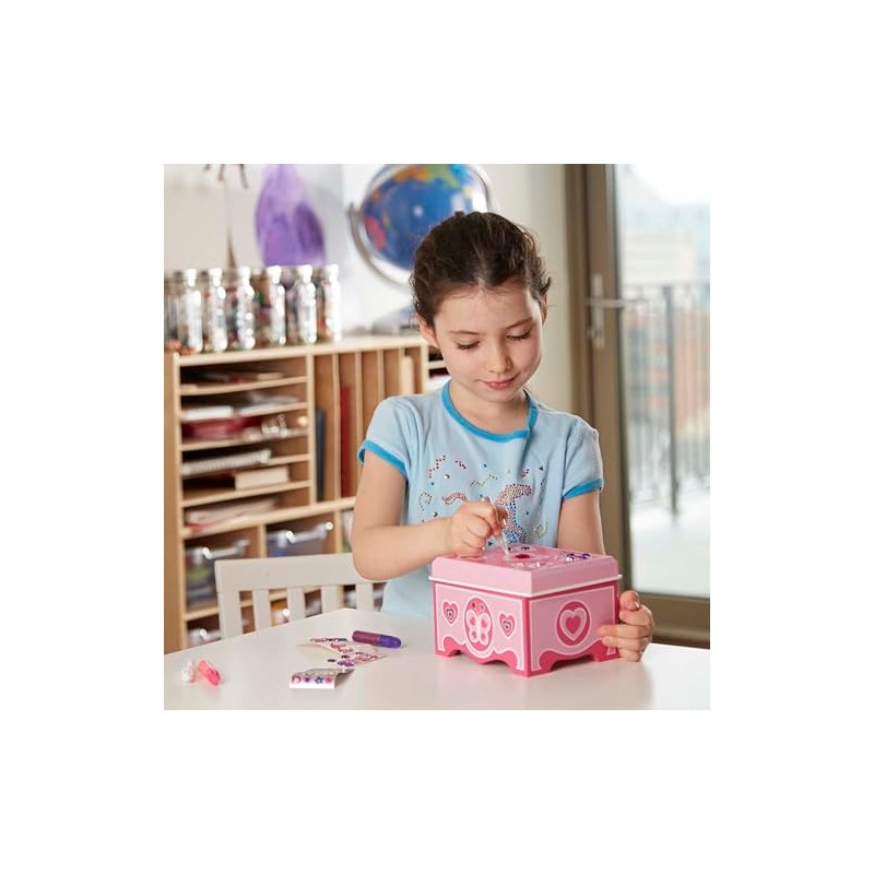Melissa & Doug ¡Creado Por Mi! Joyero de Madera Kit