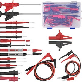 22 in 1 Multimeter Test Leads Set with Electrical Alligator Clips and Soft Silicone Probes