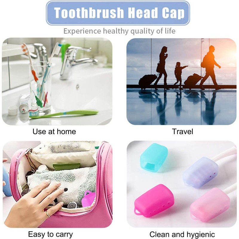 Funda Protectora de Silicona para Cepillo de Dientes - Mantén