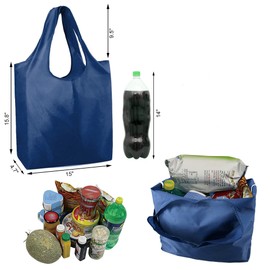 Fokroin Pack of 3 Foldable Shopping Bags, Lightweight Handbag with Carry Handles and Small Hook, Reusable Shopping Bags, Waterproof, Black, Grey, Burgundy