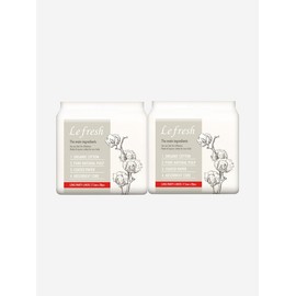 Organic 100% cotton cover long panty liner 2 packs (40 sheets) / 유기농 100% 순면커버 롱 팬티라이너 2팩 (40매)