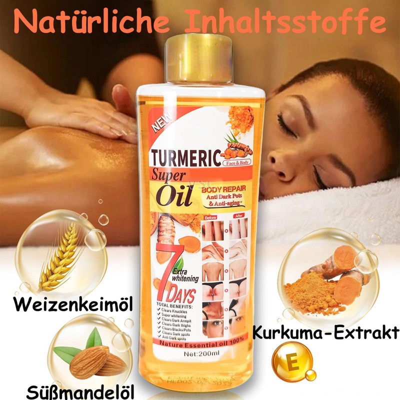 Soleneva Body Oil, Turmeric Body Oil