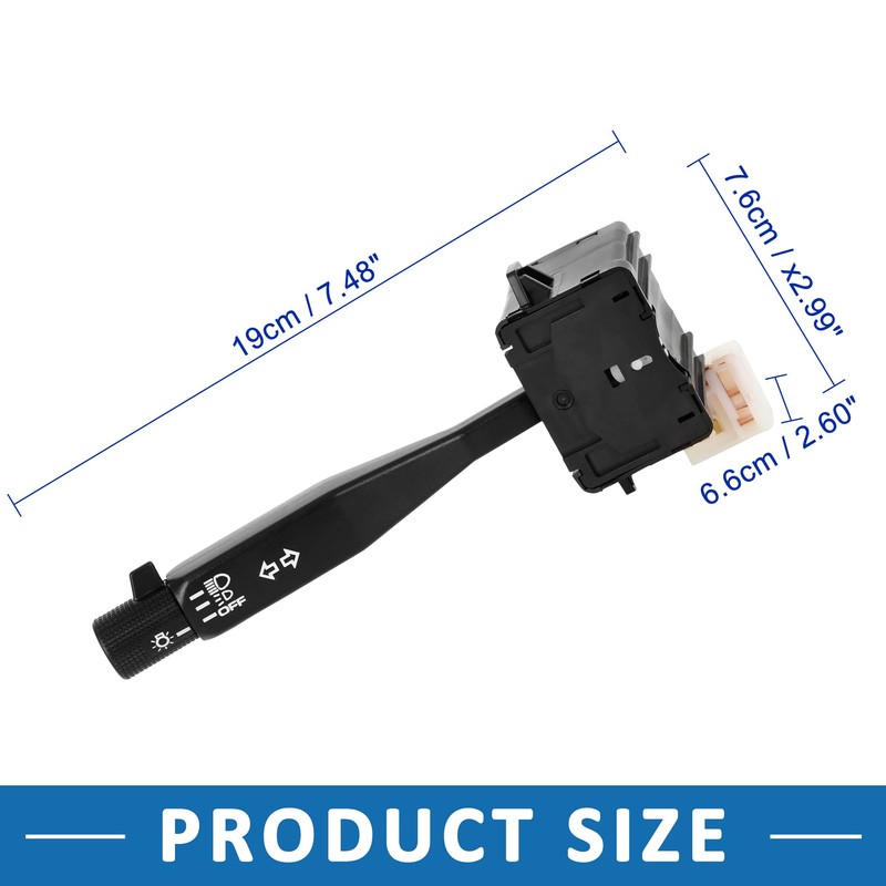 A ABSOPRO Turn Signal Switch 25540-D4500 Headlamp Dimmer Multifunction Combination