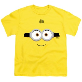 Minions Otto Pleased Kids T Shirt for Youth Boys and Girls, Yellow, Large