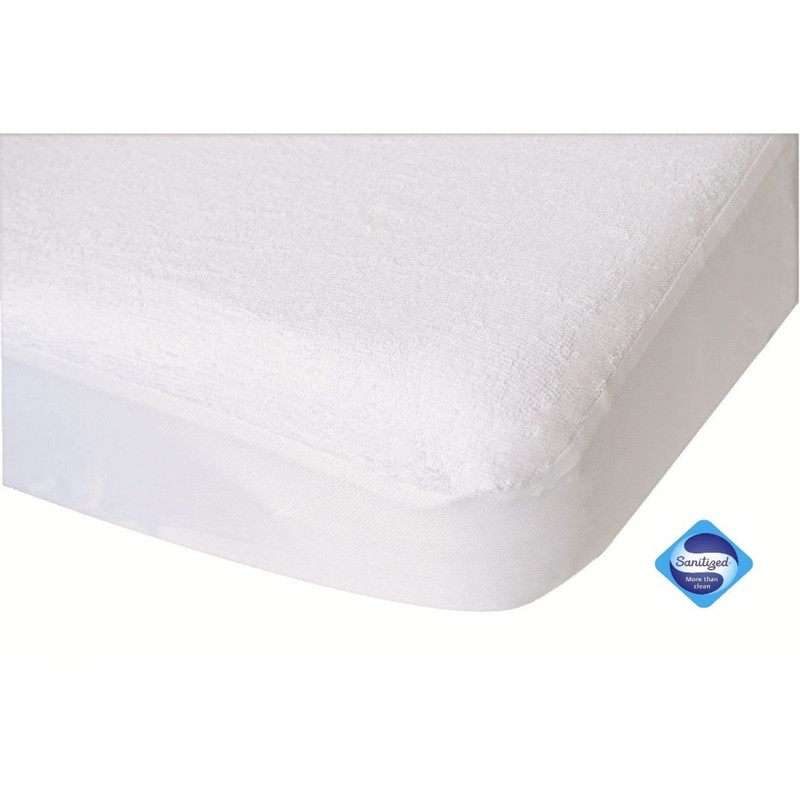 Poyetmotte Toucan Mattress Protector, 60 x 120 cm, White, One