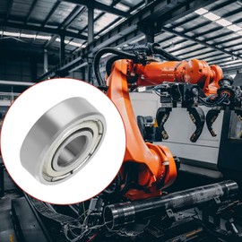 LT Easiyl 20PCS 695ZZ Miniature Bearings Carbon Steel Bearing Deep Groove Ball Bearing for Electrical Instrument Industry Machinery Aircraft Ships Cars