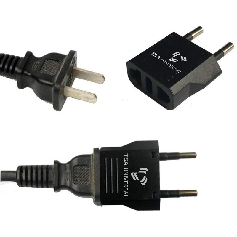 United States to Saint Barthelemy/St Barts Travel Power Adapter to