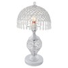 WUSILILU Crystal Table Lamp, E26 Modern Touch Bedside Desk Lamp