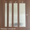 4Pcs Metal Strips Shim Stock Metal Sheet Shims Gap Filler