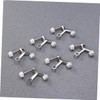 VILLFUL Door Stopper Hinge Pin 6 Pack Rubber Door Stops