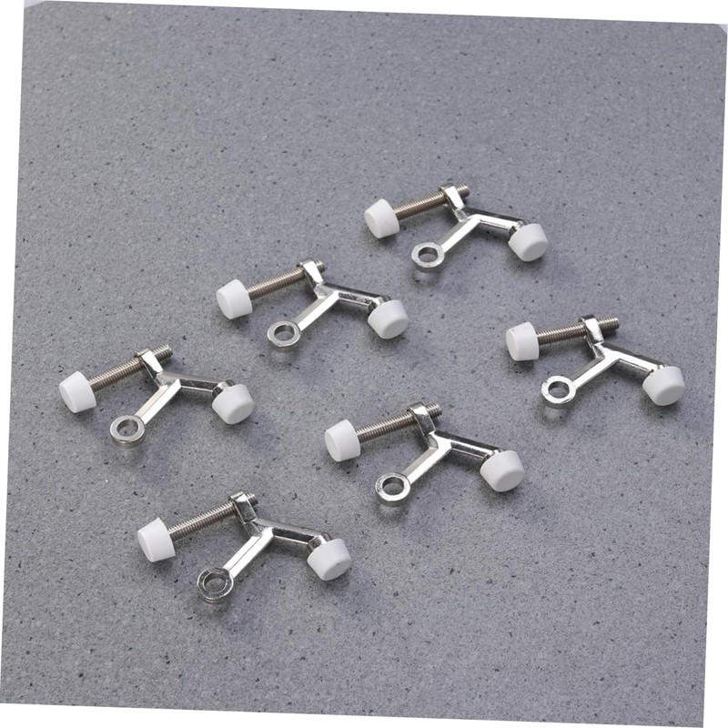 VILLFUL Door Stopper Hinge Pin 6 Pack Rubber Door Stops
