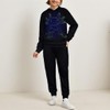 QIWCANM Stylized Rainbow Axolotl Print Kids Sweatshirt Boys Warm Pullover