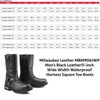 Milwaukee Leather Men's Classic Premium Leather Harness Motorcycle Boots Collection