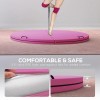 Soozier Foldable Pole Dance Crash Mat w/ Handles, Pink