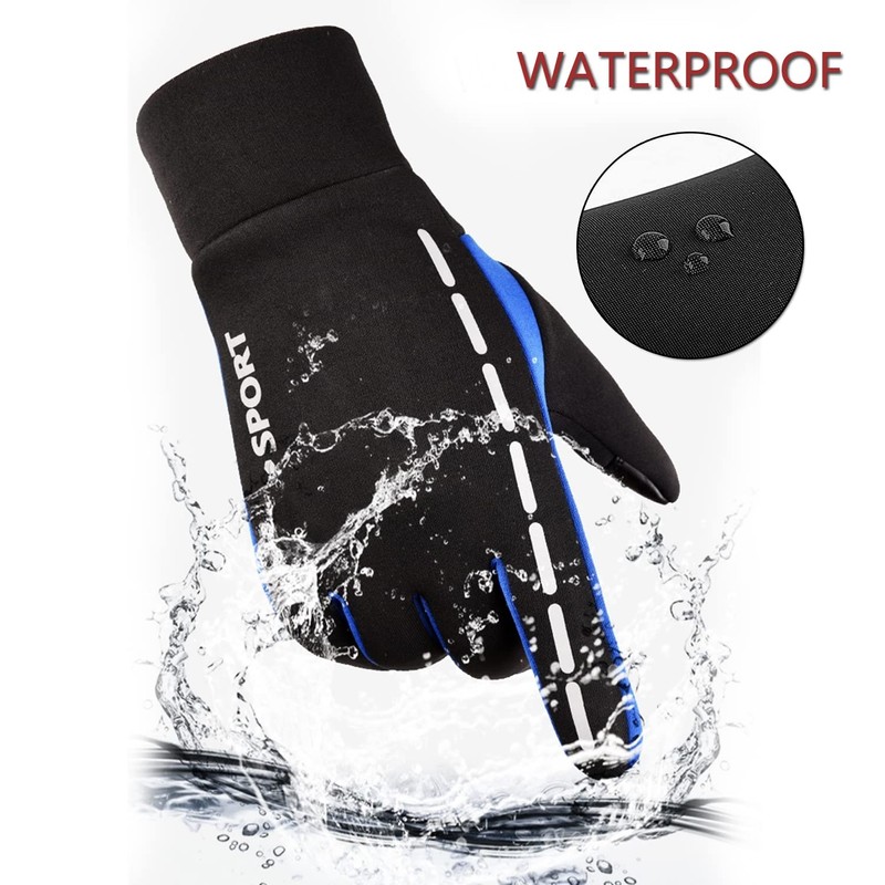 AFIT Unisex Outdoor Waterproof Cycling Running Climbing Driving Gloves, Touch