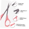 Ipetboom 3sets 2pcs High Scissors Eyebrow Eyelash Trimmer with Ergonomic