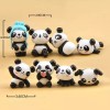 Jextech Figuras De Juguete Panda Set De 8 Unidades Decoración