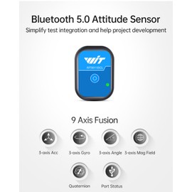 [Bluetooth 5.0 Accelerometer+Inclinometer] WitMotion WT9011DCL Bluetooth 5.0 Accelerometer Gyroscope Angle Sensor Electronic Compass Magnetometer Inclinometer…