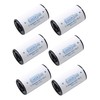 LampVPath (Pack of 6 C Size Battery Adapter, AA to