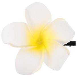 Lurrose Pinzas para El Cabello con Flores Hawaianas: Pinza para El Cabello con Flores de Plumeria para Mujeres Y Niñas, Ideal para Fiestas de Vacaciones Y Accesorios de Playa.