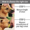YURUX Dog Muzzle for Medium Large Dogs- Adjustable Durable Metal