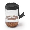 FLORTUS Sprout Jar Set with Strainer Lid & Integrated Stand