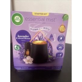 Air Wick Essential Mist Starter Kit Diffuser + Refill, Lavender & Almond Blossom