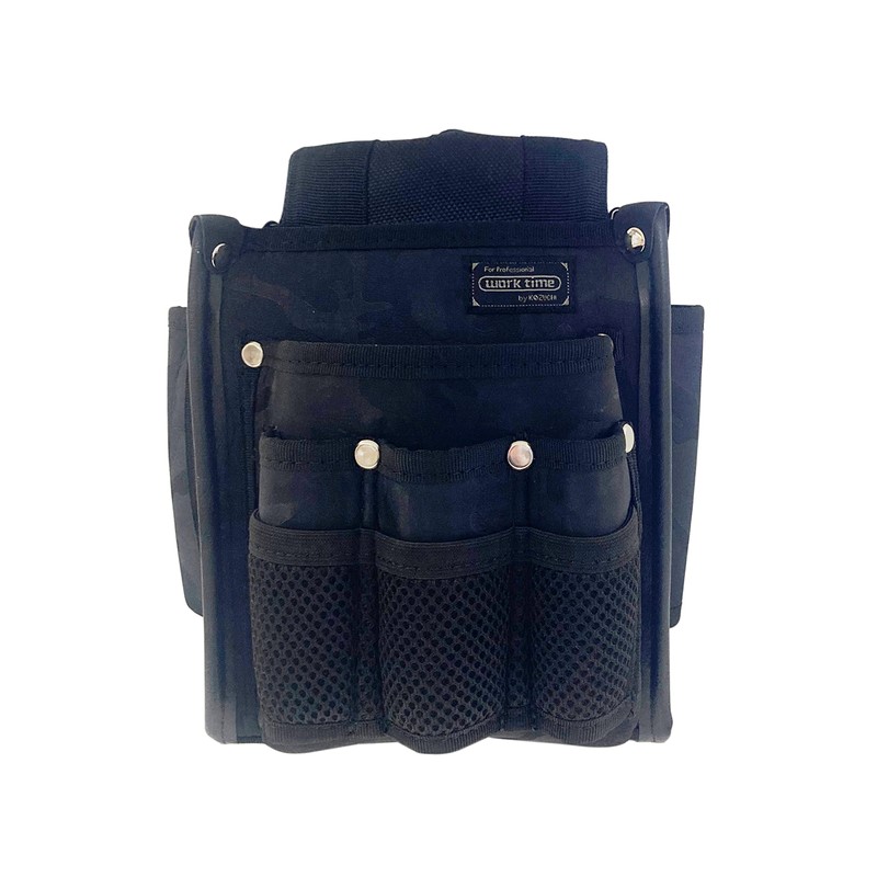 Kozuchi KNR-13MBK Worktime Radical Waist Bag, 2 Tiers, Universal Type,