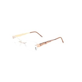 Switch It Combi 3225 Interchangeable Bracket Titanium in Brown/Pink Interior Shiny Gold, 3222 brown-pink, gold gloss interior