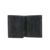 Chiemsee 020486 Genuine Leather Wallet for Men and Women Black,