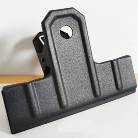 Locci Black Large Bull Clips, 10 Pack Extra Large Binder Clips 4.7 Inch Giant Binder Clips, Jumbo Binder Clips for Home, Work, Art, Office and Kitchen (120 mm)